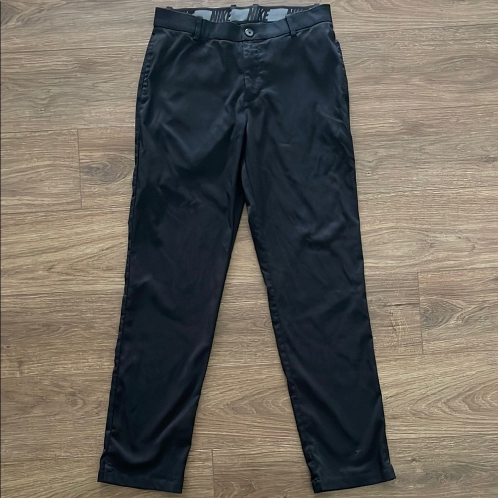 Men's Nike Dri- Fit Black Golf Pants Size M 32x32